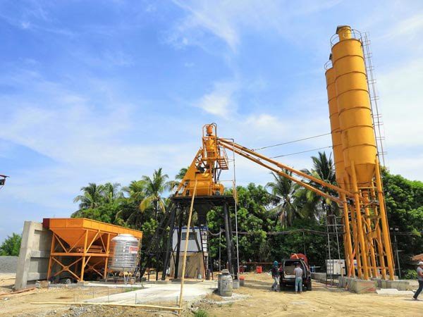 AJ-35-hopper-concrete-plant-in-Philippines