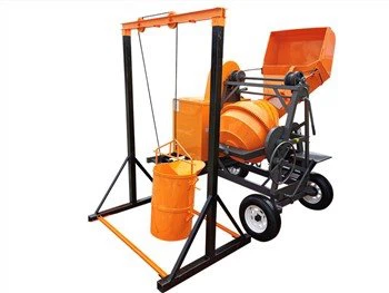 Concrete Mixer with Hoist
